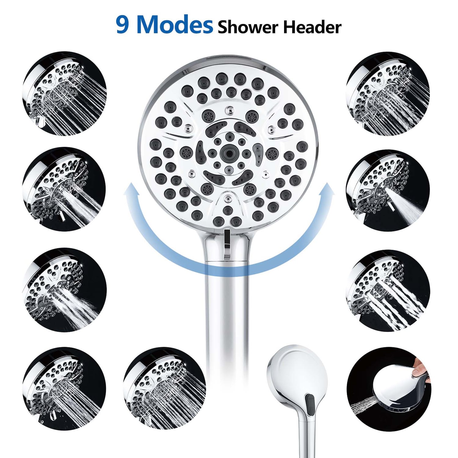 Selo 126mm Hand-Held Shower Head