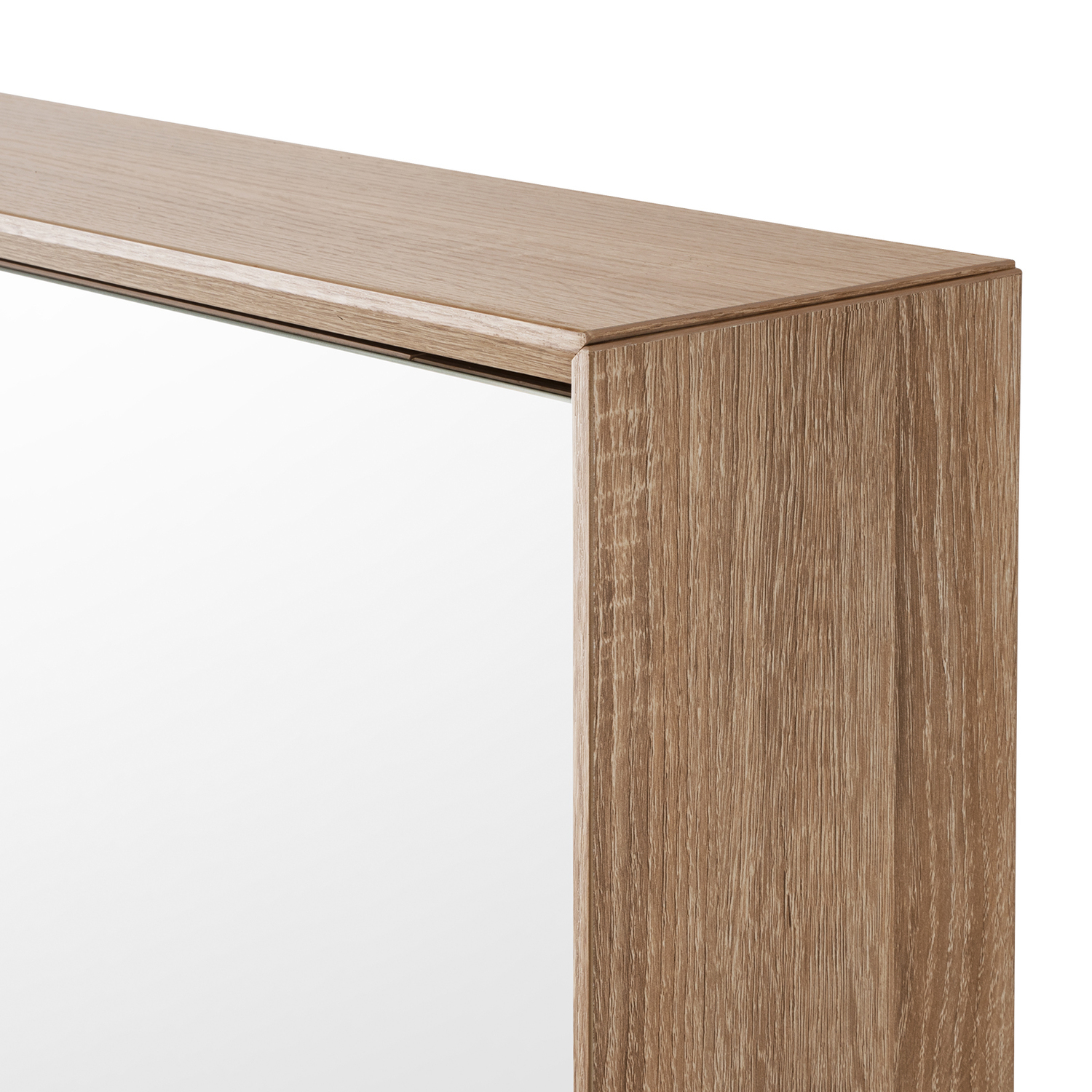 Crovyn 600mm Mirrored Shaving Cabinet with Open Shelf