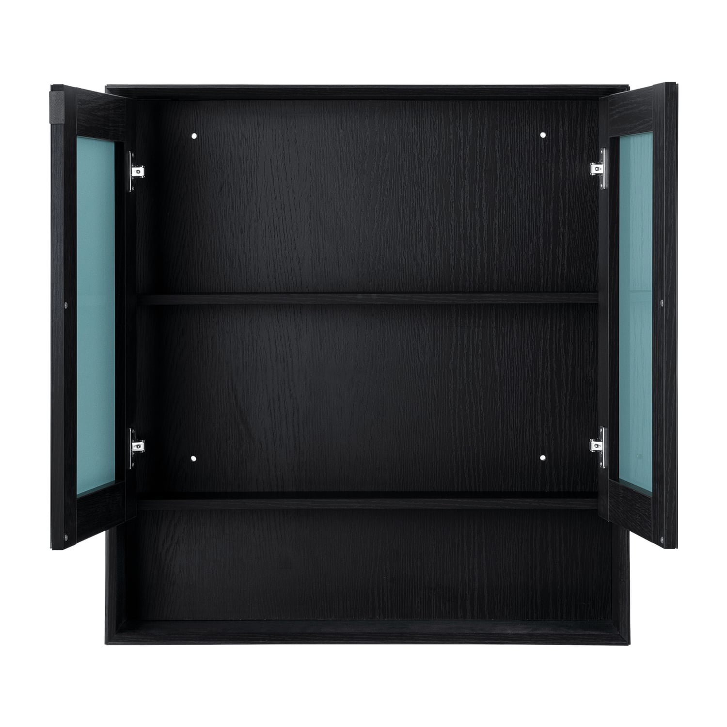 Crovyn 900mm Mirrored Shaving Cabinet with Open Shelf