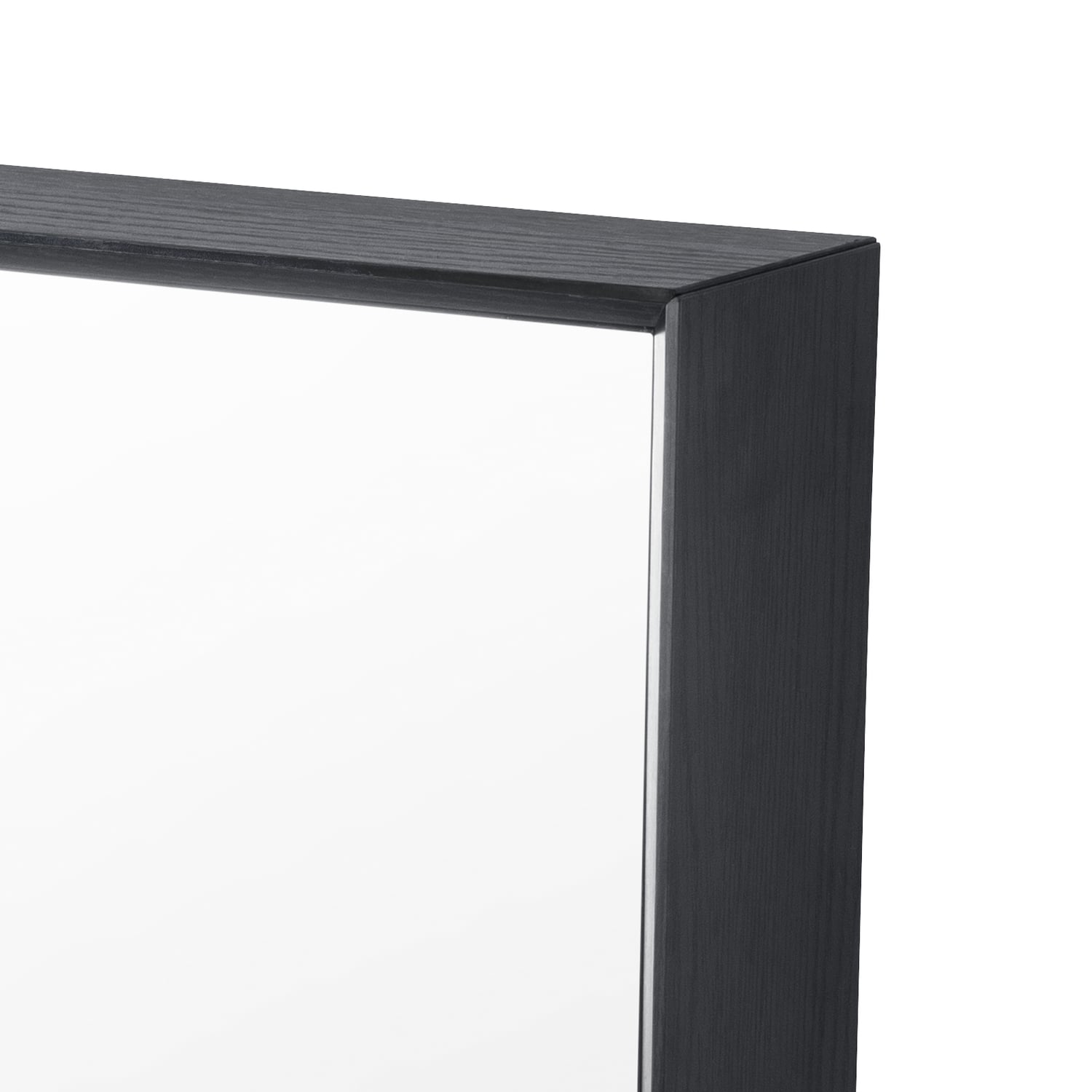 Crovyn 900mm Mirrored Shaving Cabinet with Open Shelf