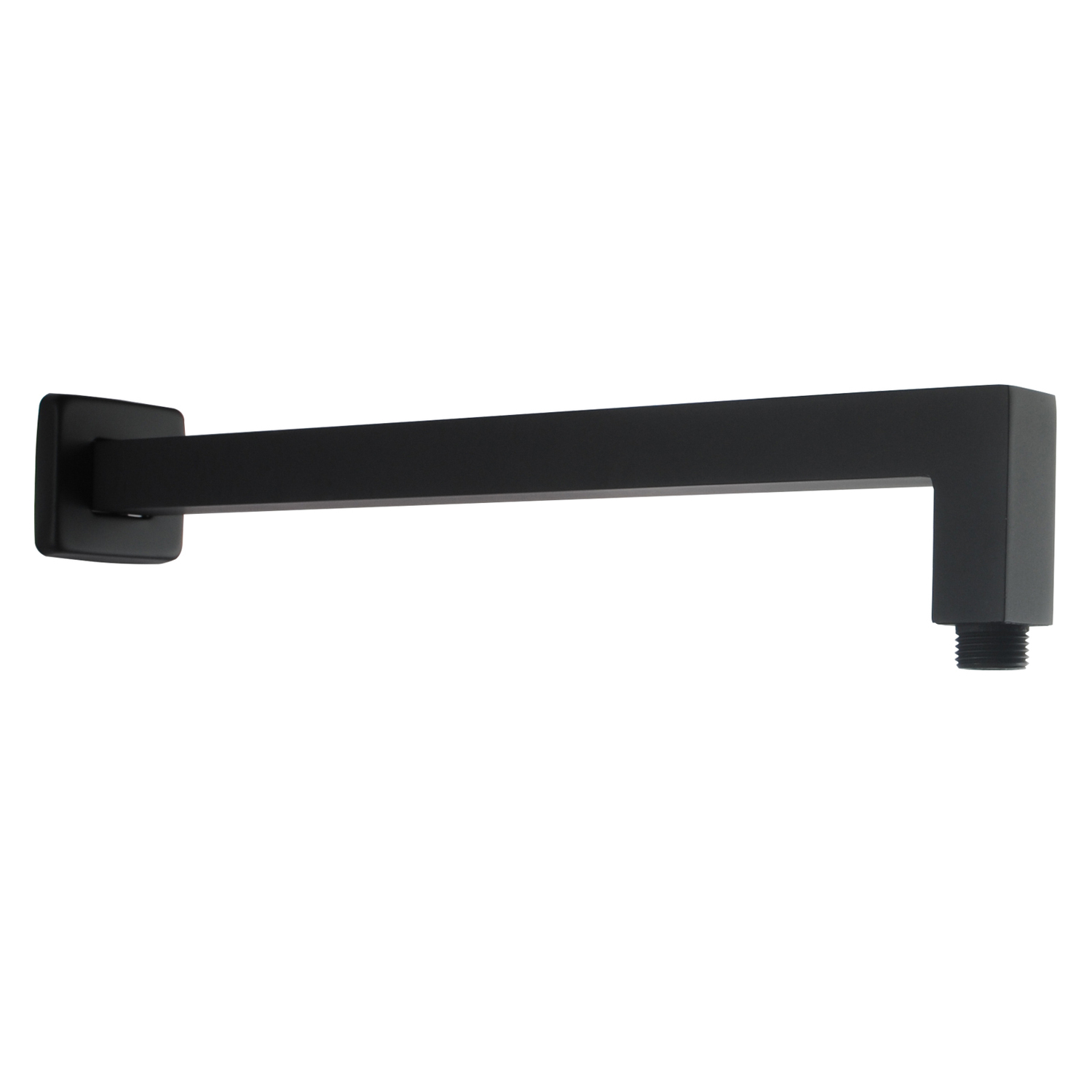 Nero Black 250mm Gooseneck Shower Arm & Head