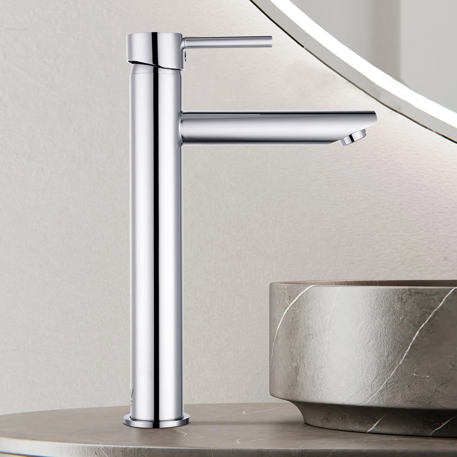 Solander 185mm Tall Round Basin Mixer