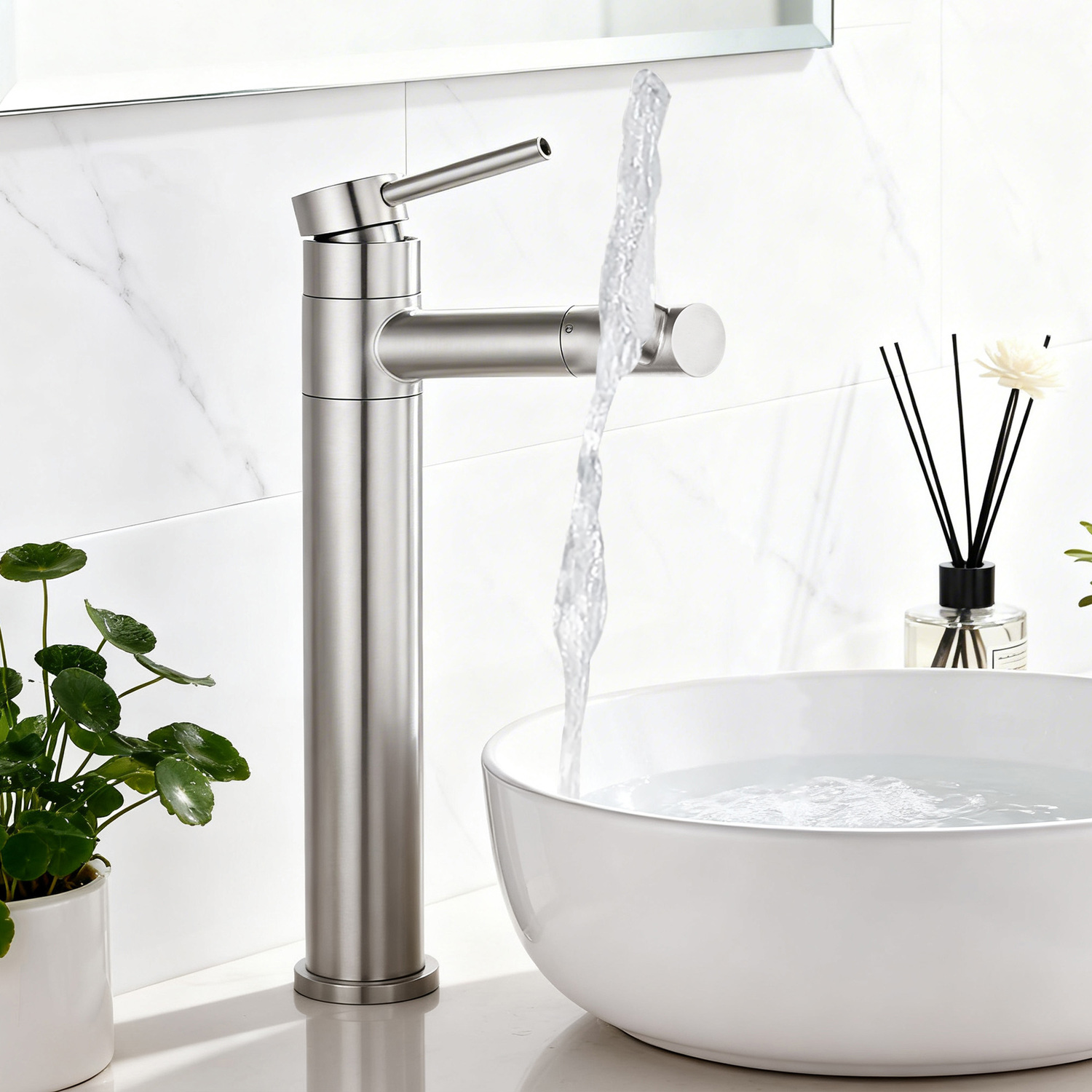 Clarice 140mm Swivel Basin Mixer