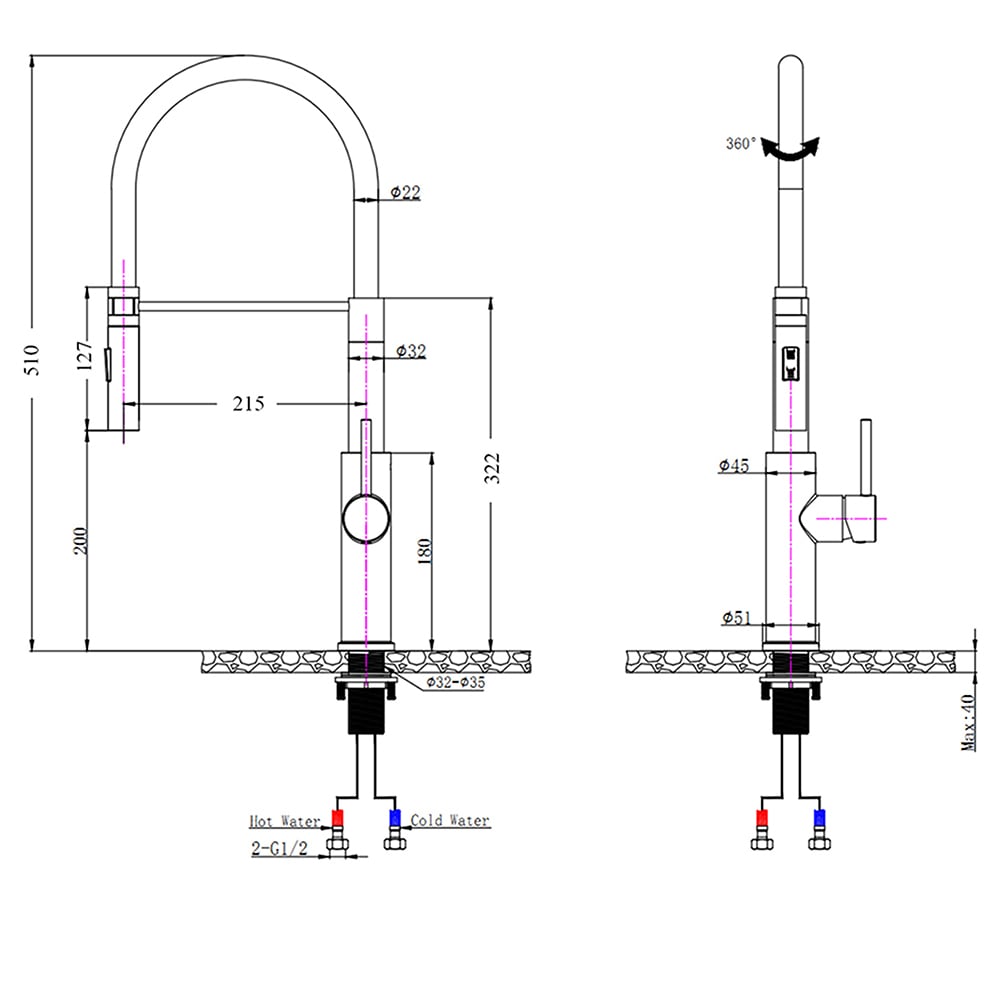 Solander Pull-Out Kitchen Sink Mixer