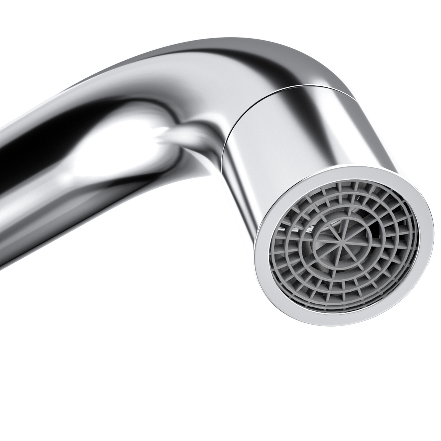 Euro 195mm Wall Mounted Bath Spout & Mixer Set