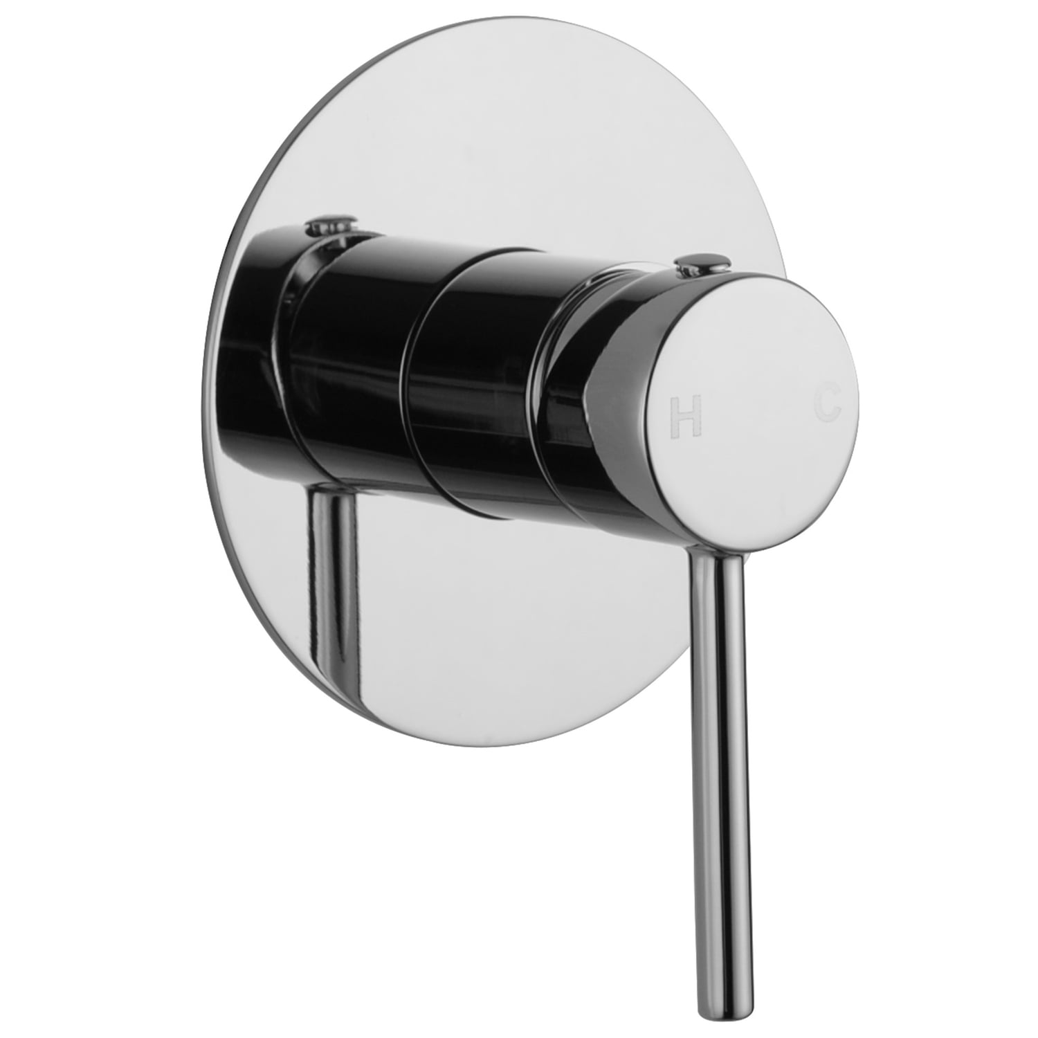 Euro 195mm Wall Mounted Bath Spout & Mixer Set