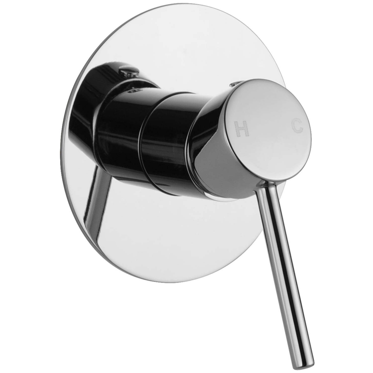Euro 195mm Wall Mounted Bath Spout & Mixer Set