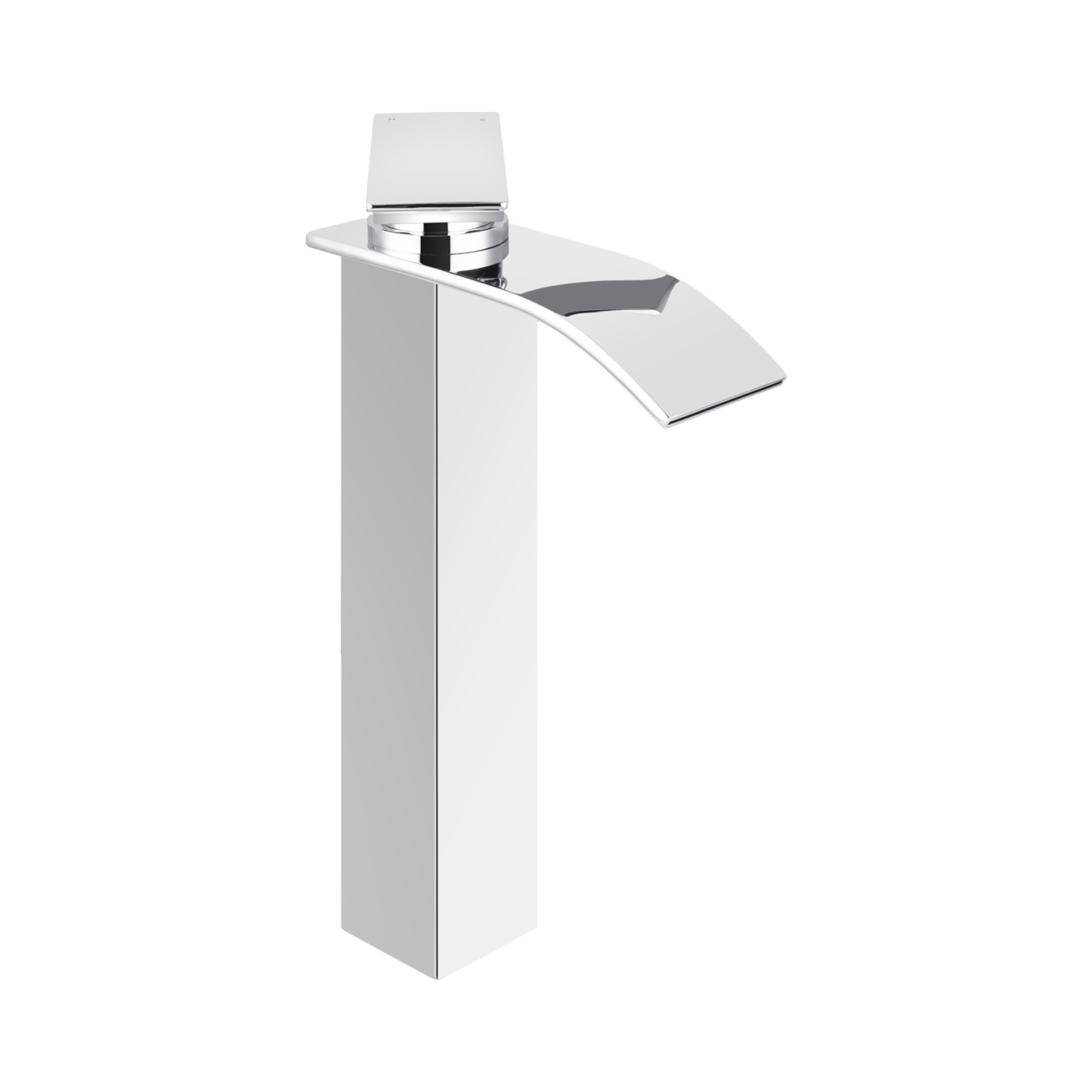 Polly Tall Chrome Waterfall Basin Mixer