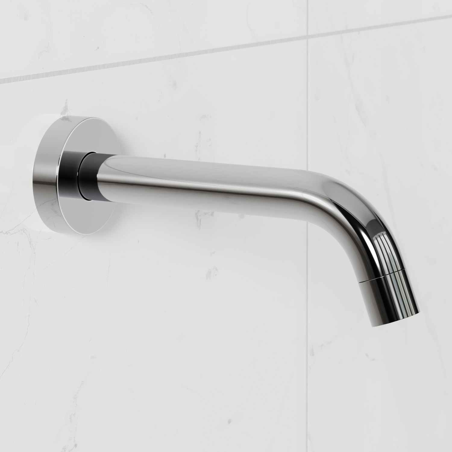 Round Euro Bathtub & Basin Wall Spout