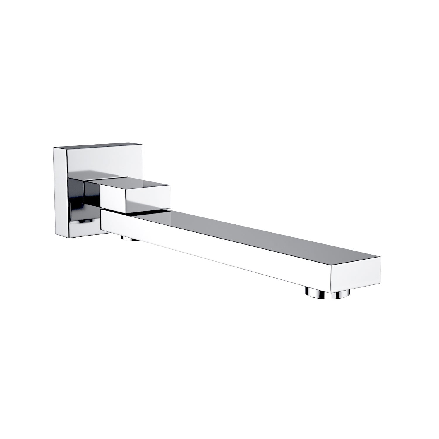 Nero 250mm Bath/Basin Wall Spout & Mixer Tap Set