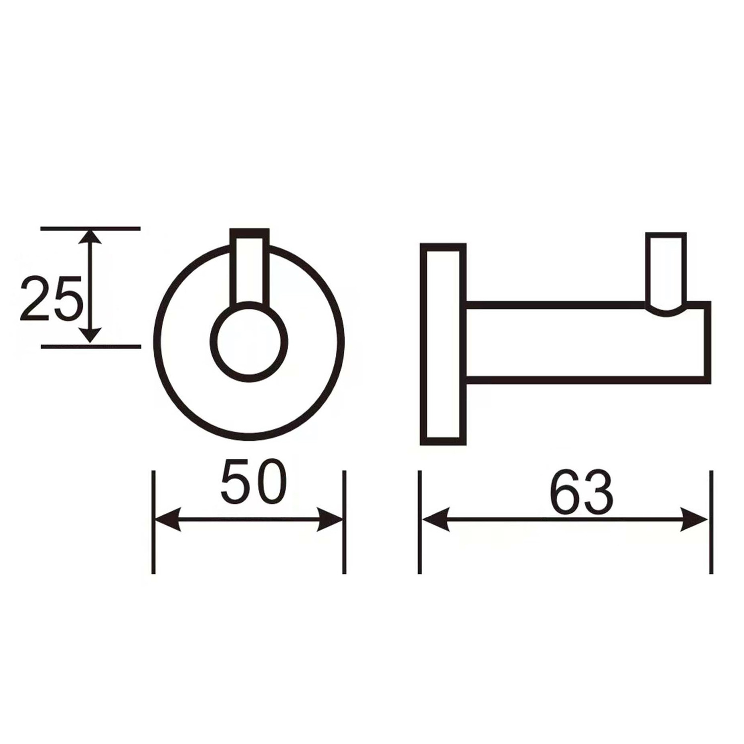 Solander Stainless Steel Robe Hook