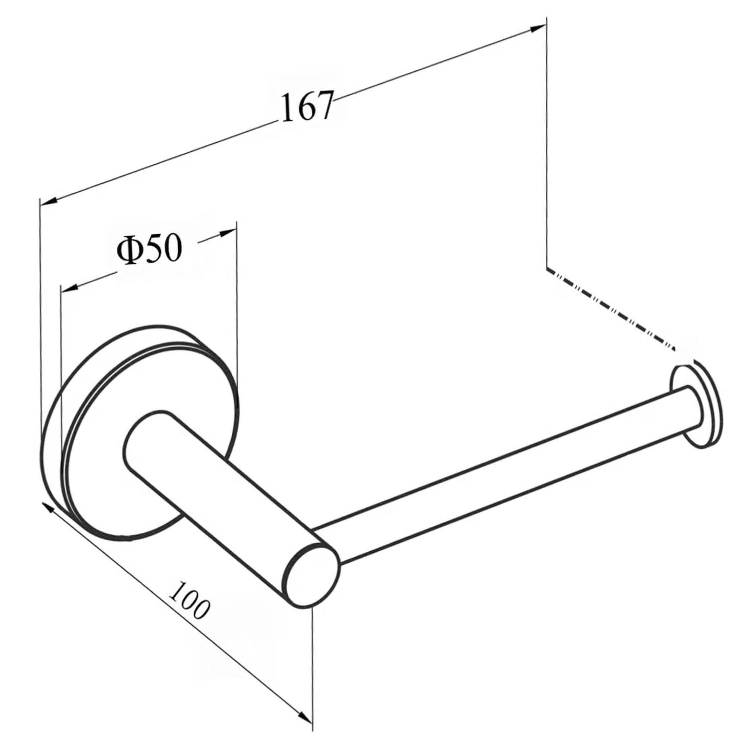 Solander Stainless Steel Toilet Roll Holder