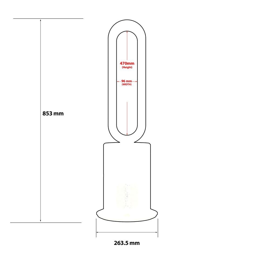 Angelo 3-in-1 Function Bladeless Fan