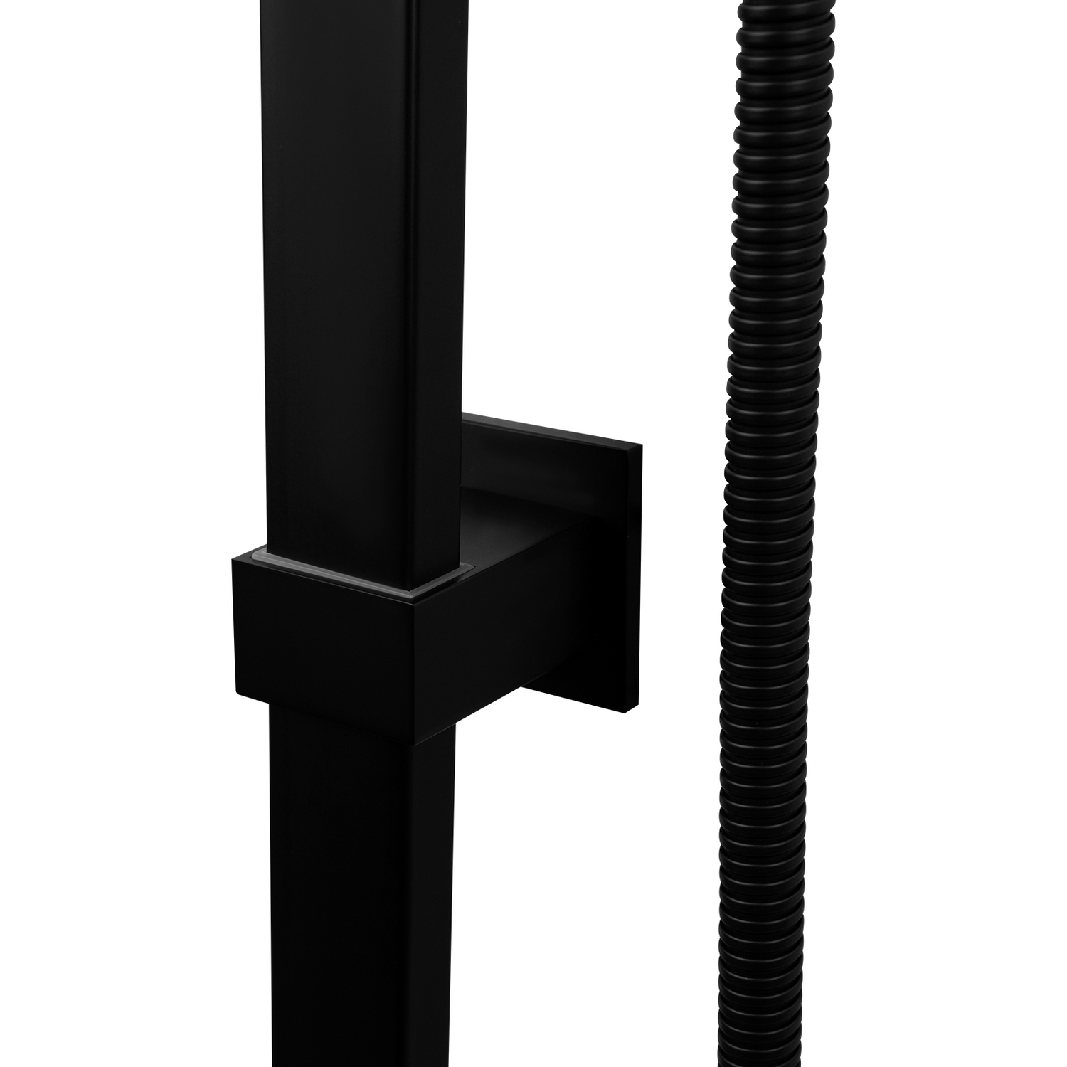 Andon Black Twin Shower With Slim Handpiece