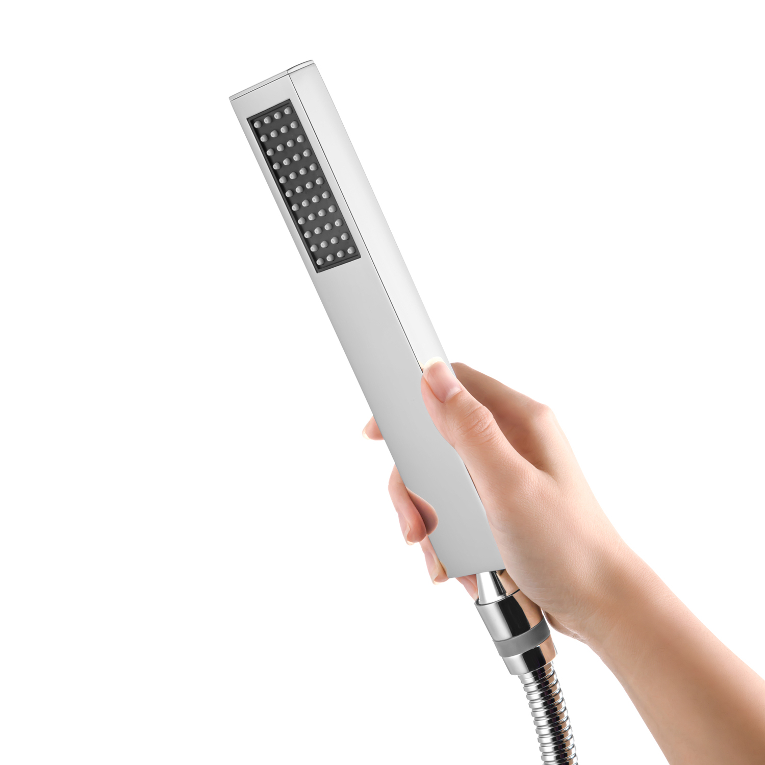 Ace Chrome Twin Shower With Slim Hand Shower