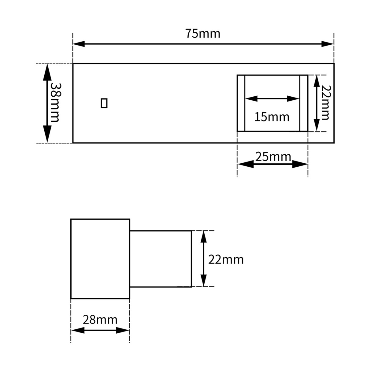 Black Bathroom Shower Slider