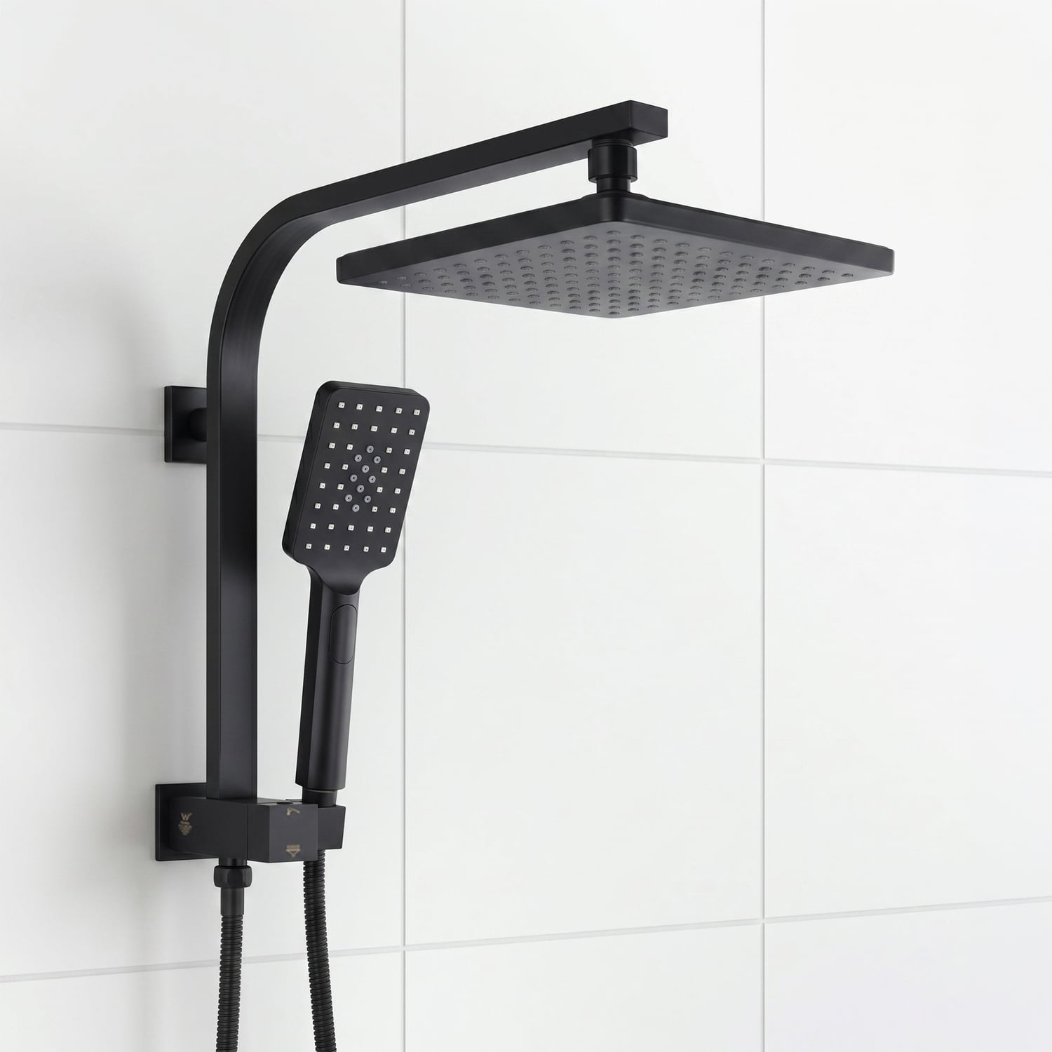 Ottimo Square Short Twin Shower