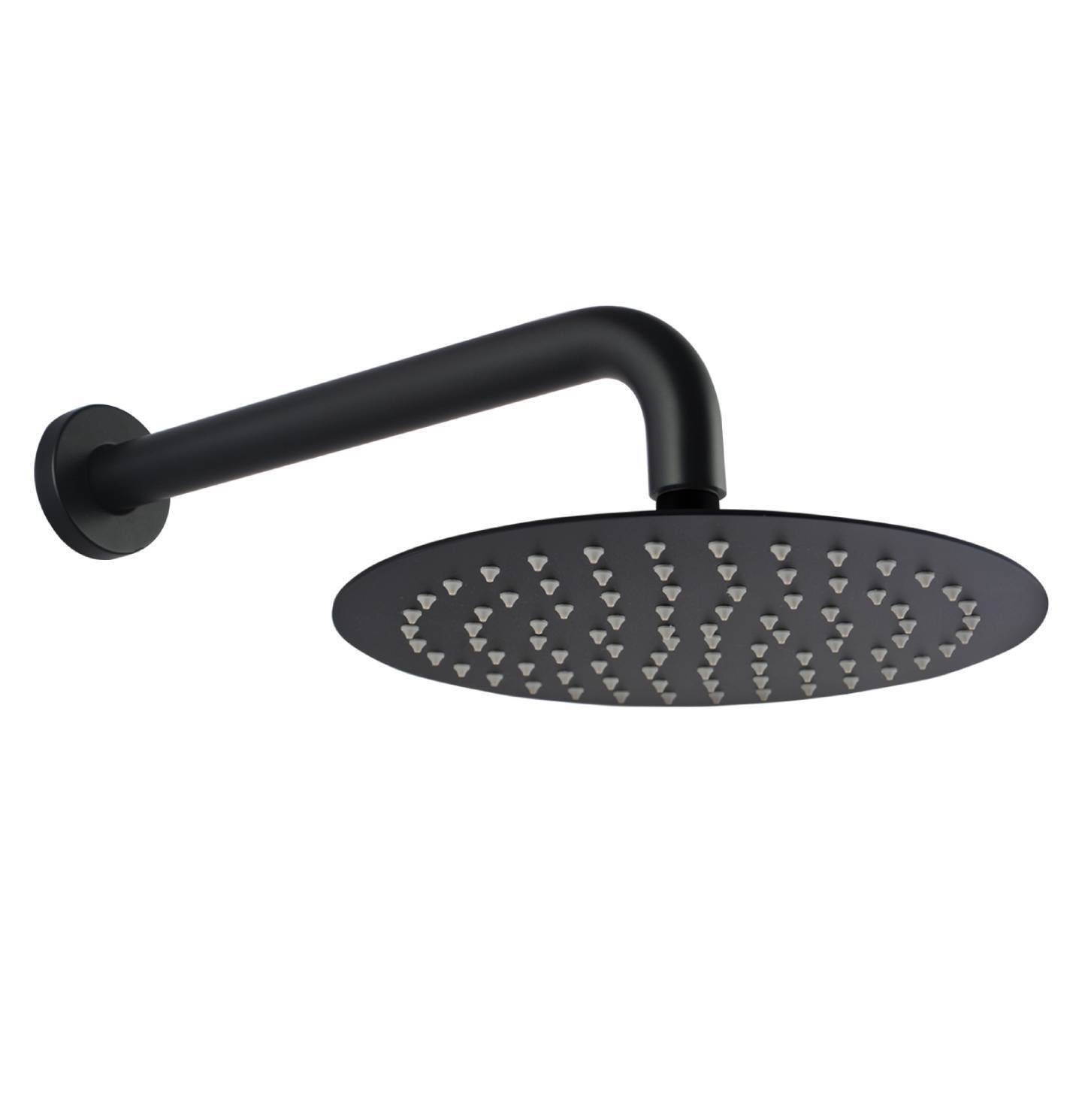 Euro 300mm Round Super-Slim Shower Arm & Head