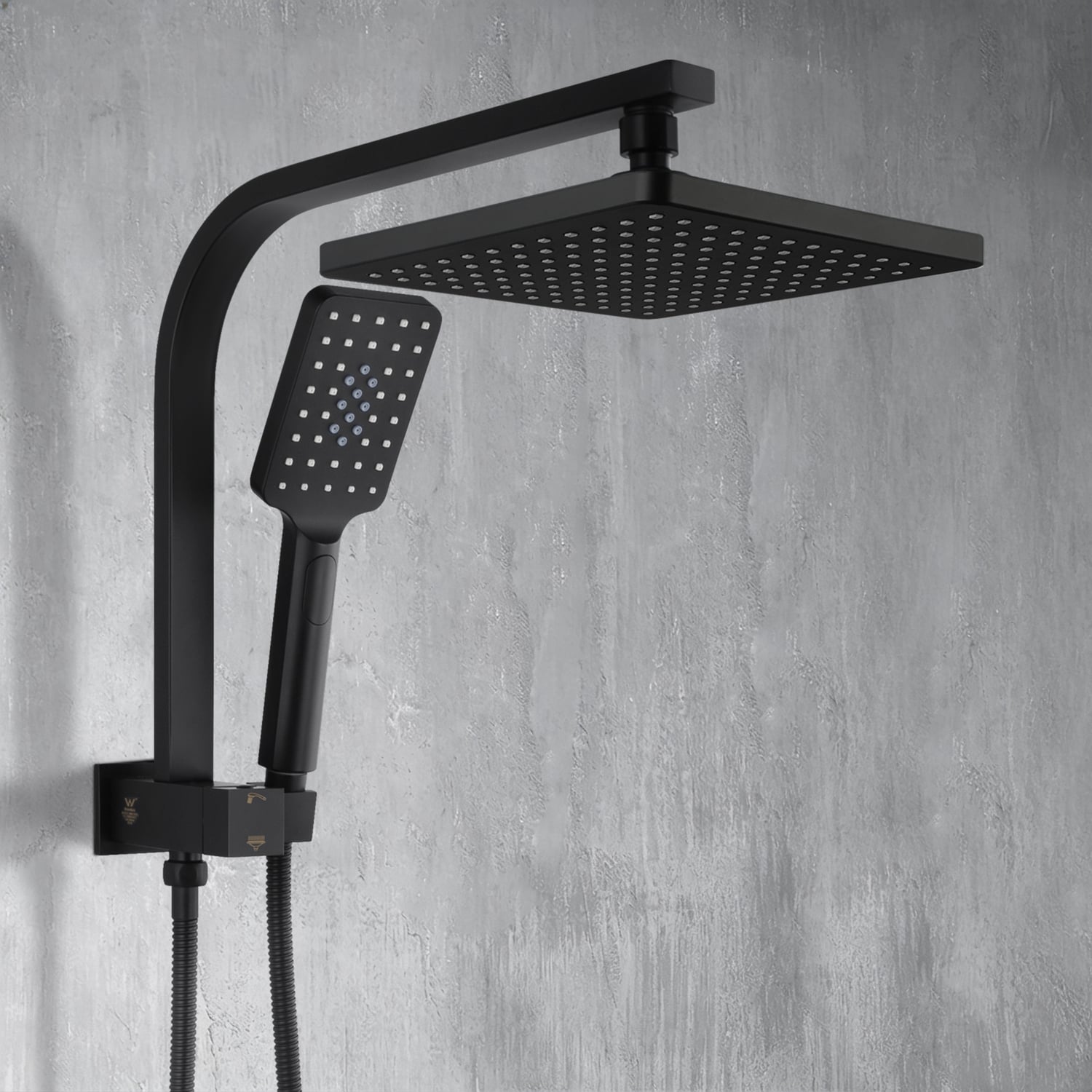Ottimo-Square-Short-Twin-Shower
