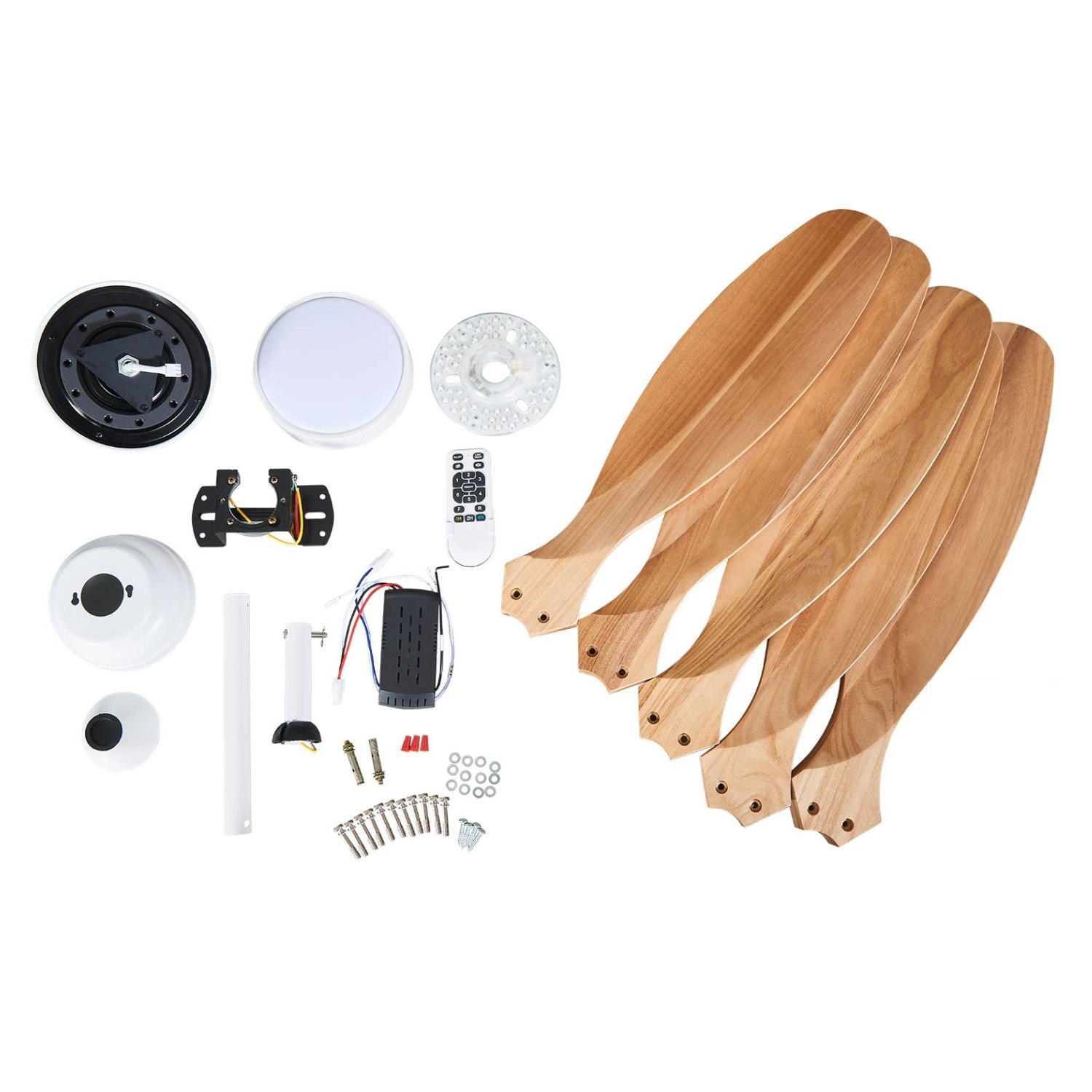 Anora 132cm DC Ceiling Fan with Light