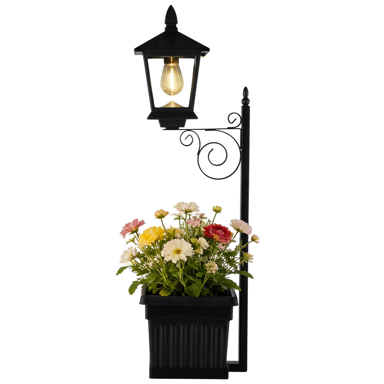 Zander Solar Lamp Post Light