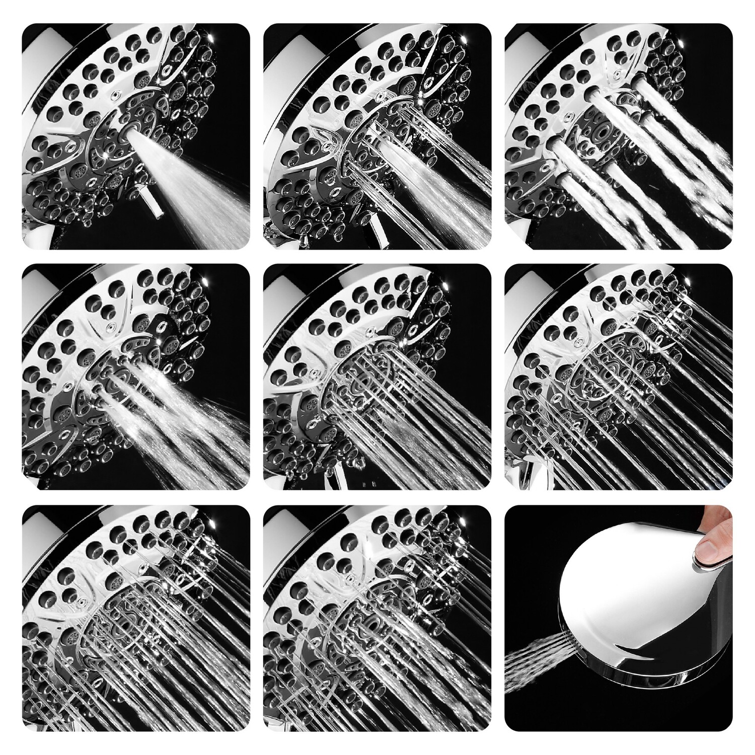 Selo 126mm Hand-Held Shower Head