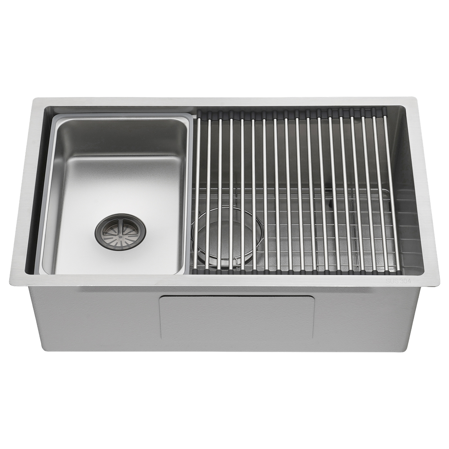 Barossa 680mm Single Stainless Steel Kitchen Sink & Accessories Package