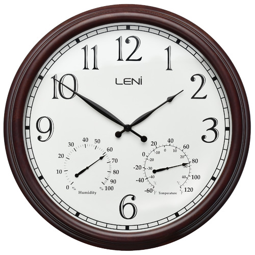 60cm Rust Leni Metal Outdoor Wall Clock