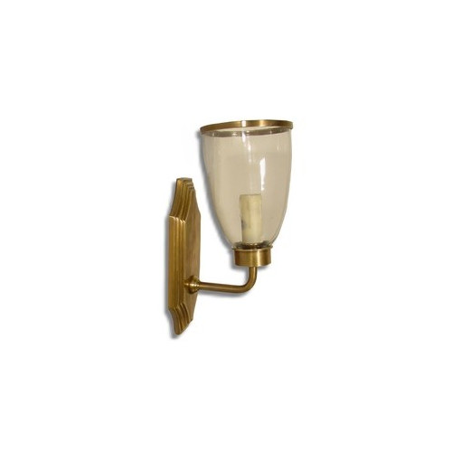 Westbrook Hurricane Wall Sconce In Antique Brass Temple Webster