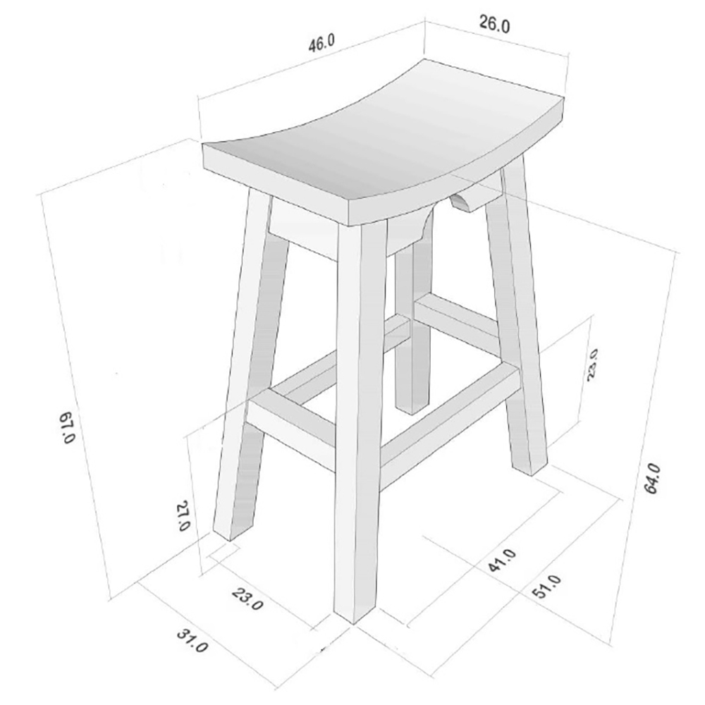 By Designs 64cm Black Parsons Mahogany Barstool Reviews Temple Webster