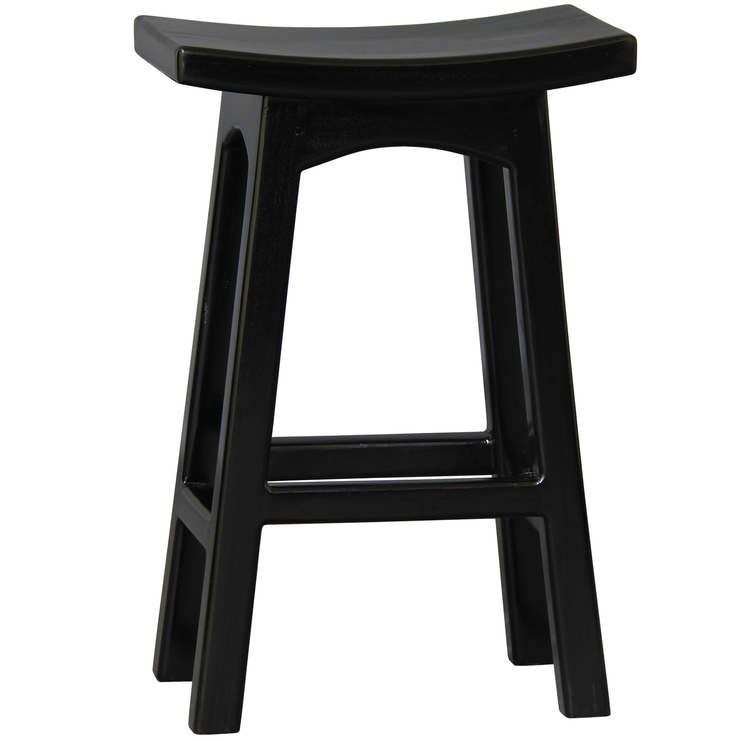 By Designs 67cm Black Parsons Mahogany Barstool Reviews Temple Webster