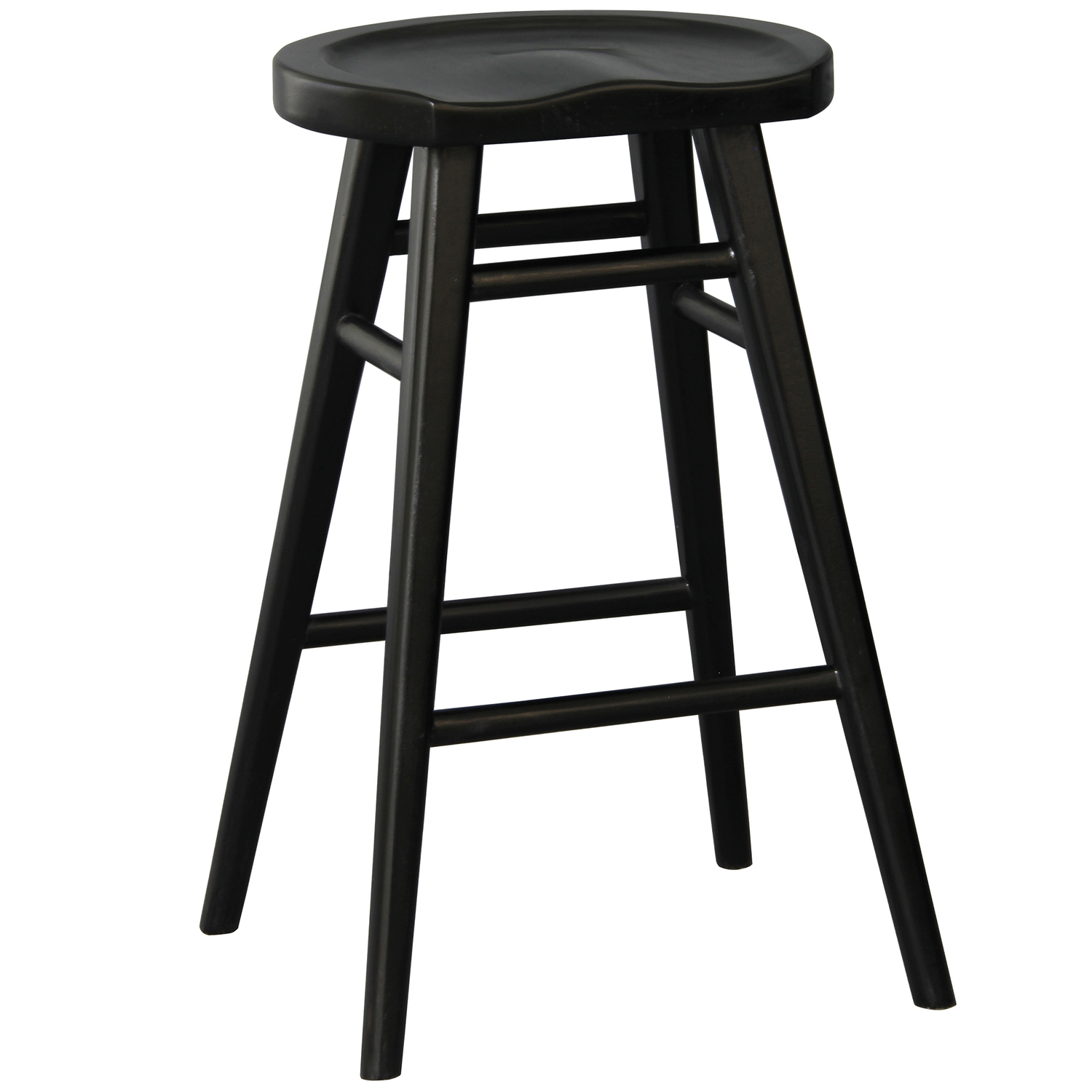 Black Braga Mahogany Barstool