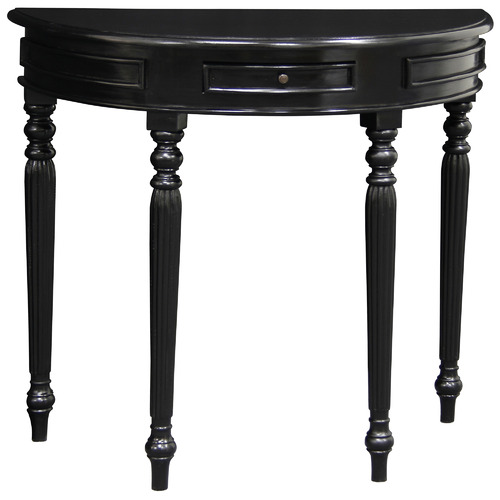 Larsson Curved Mahogany Console Table