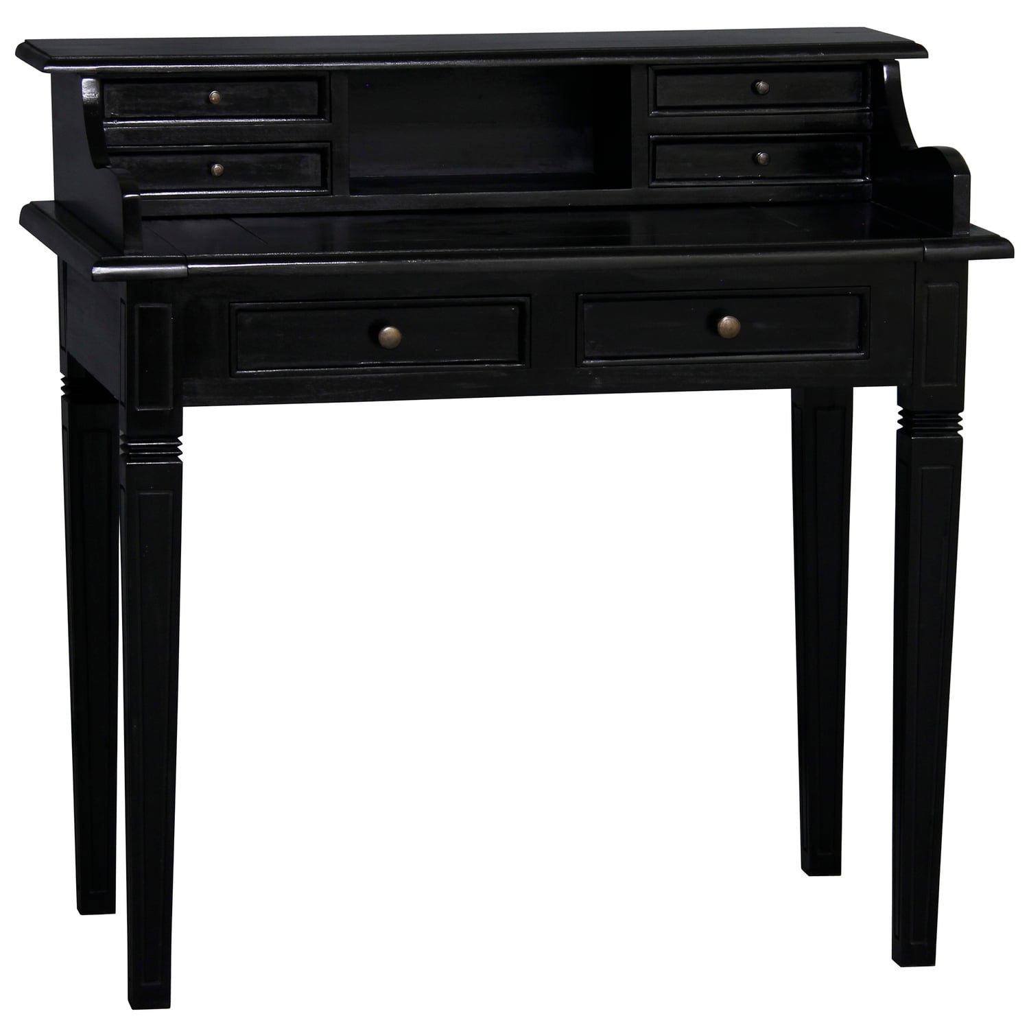 Black Larsson Mahogany Writing Desk