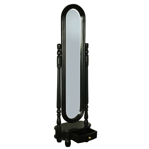 Felicity Mahogany Wood Standing Mirror
