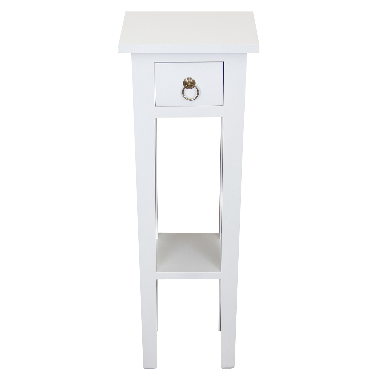 Etta 1 Drawer Mahogany Wood Plant Stand
