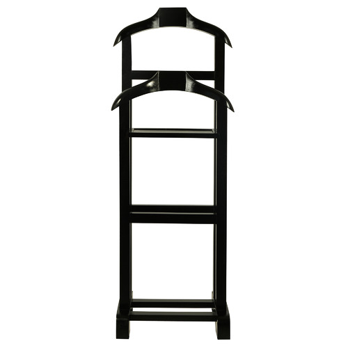 Humphrey Mahogany Wood Double Valet Stand
