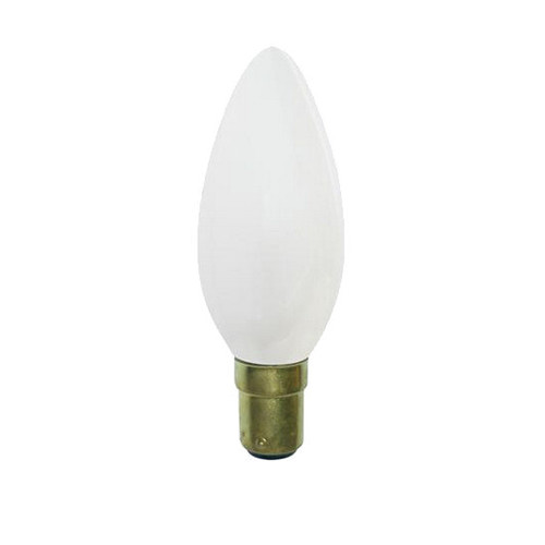 240V Mini Base Globe Candle Halogen Energy Saving in Frosted