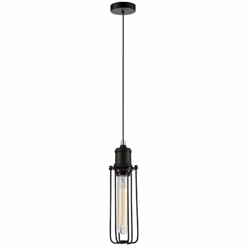 Black Band 7 5cm Iron Pendant Light