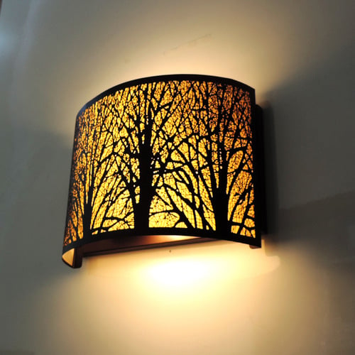 Curved Autumn Wall Light