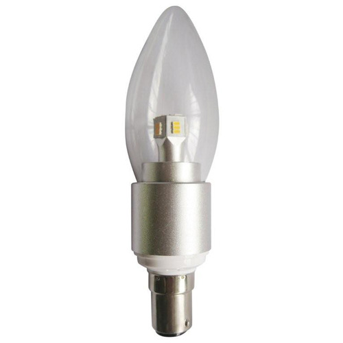 LED Clear 4W SBC Candle Dimmable Light Bulb