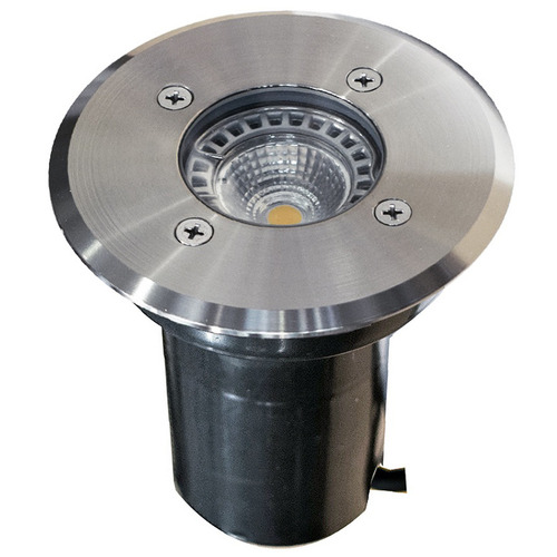 14 1cm Round Stainless Steel Inground Uplight