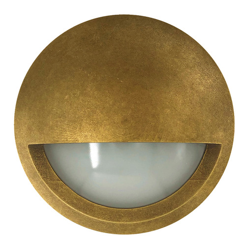 Antique Brass Eyelid LED DC Step Light
