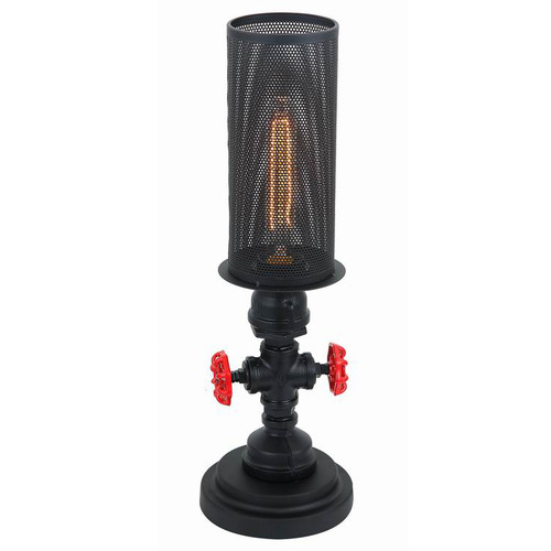 Black Veneto Iron Table Lamp