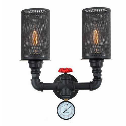 Veneto 2 Light Iron Wall Lamp