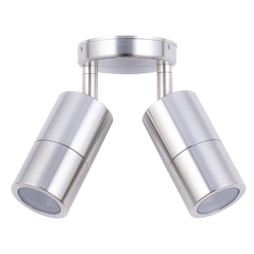 MR16 Adjustable Double Stainless Steel Outdoor Ceiling Light