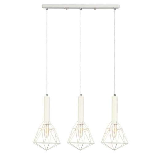 Band 40cm 3 Light Iron Pendant