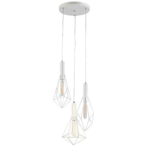 Band 80cm 3 Light Iron Pendant