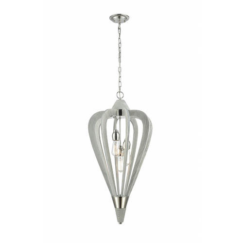 Senorita 3 Light Wooden Pendant