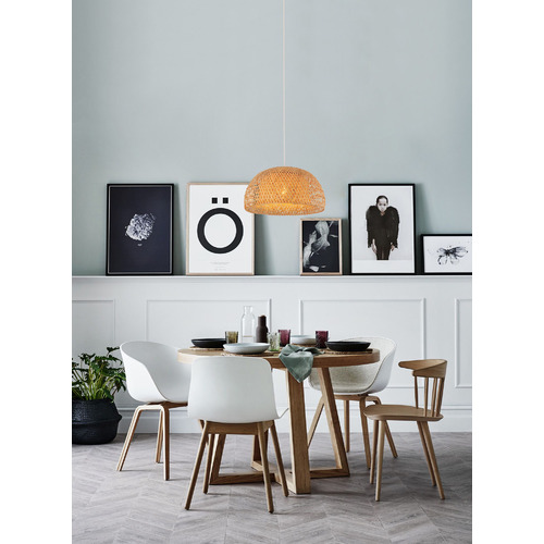 Canasta 38cm Bamboo Dome Pendant Light